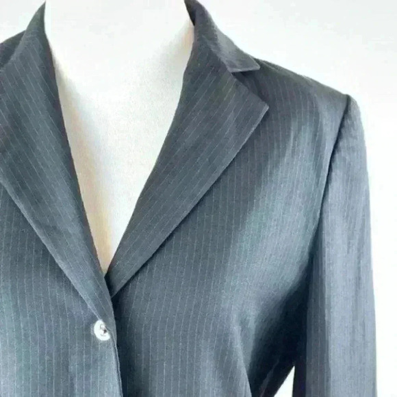 Calvin Klein 3 button turn lock blazer 2 pockets - Picture 2 of 8